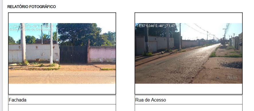 Terreno da Caixa em SANTO ANTONIO DO DESCOBERTO / GO - 10171238