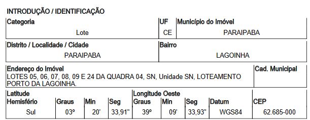 Terreno da Caixa em PARAIPABA / CE - 10176589