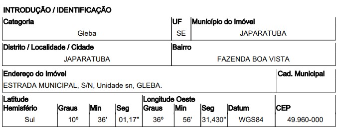 Imóvel da Caixa em JAPARATUBA / SE - 10219345