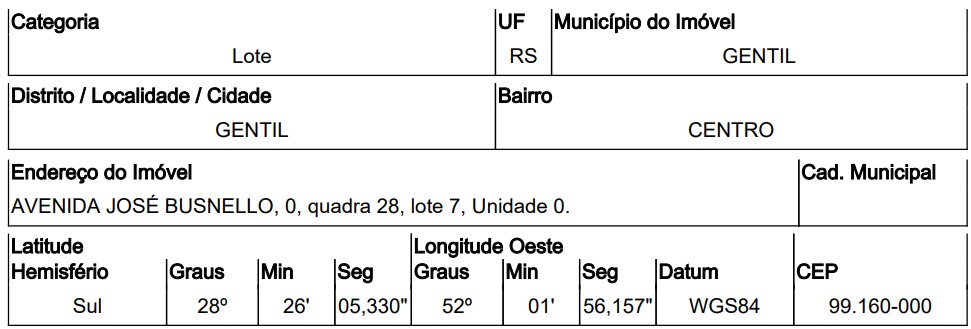 Imóvel da Caixa em GENTIL / RS - 10221524