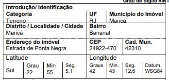 Terreno da Caixa em MARICA / RJ - 1444401328298