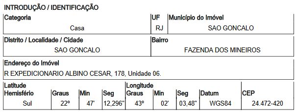 Casa da Caixa em SAO GONCALO / RJ - 8444411093330