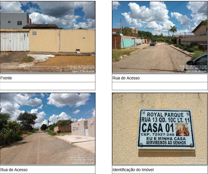 Casa Caixa em AGUAS LINDAS DE GOIAS / GO - 8444414282303