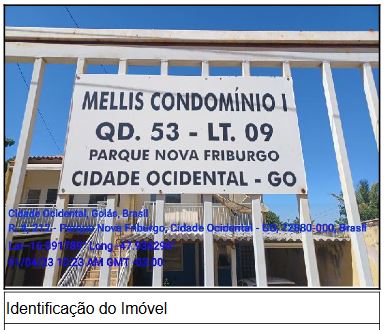 Apartamento da Caixa em CIDADE OCIDENTAL / GO - 8444416665250