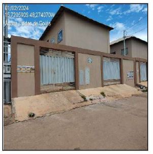 Apartamento Caixa em AGUAS LINDAS DE GOIAS / GO - 8444427375852