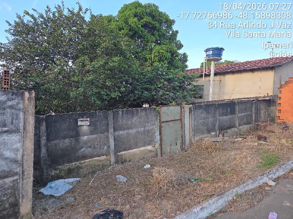 Terreno da Caixa em IPAMERI / GO - 8444413401791